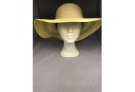 Snygg gul och beige Sommarhatt